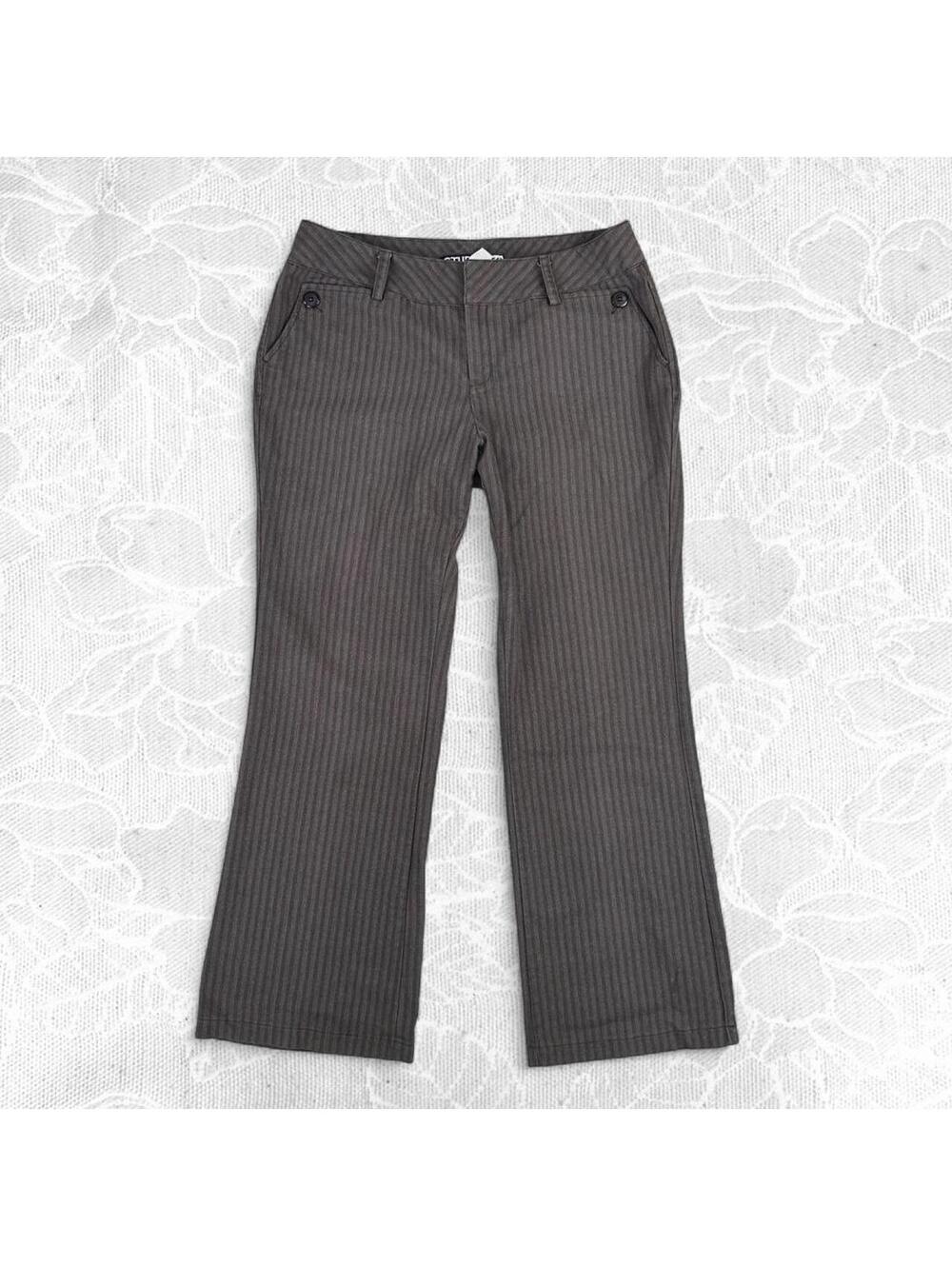 Studio 253 Y2K Brown Pinstripe Pants - Size 14